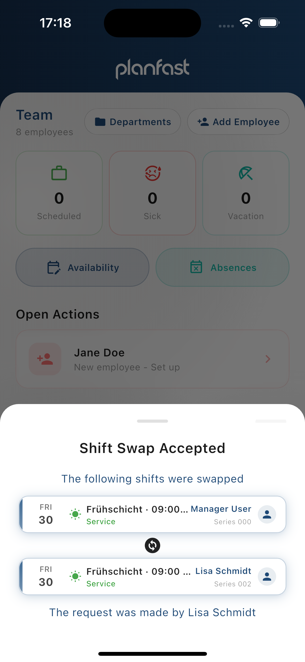 Shift Changes